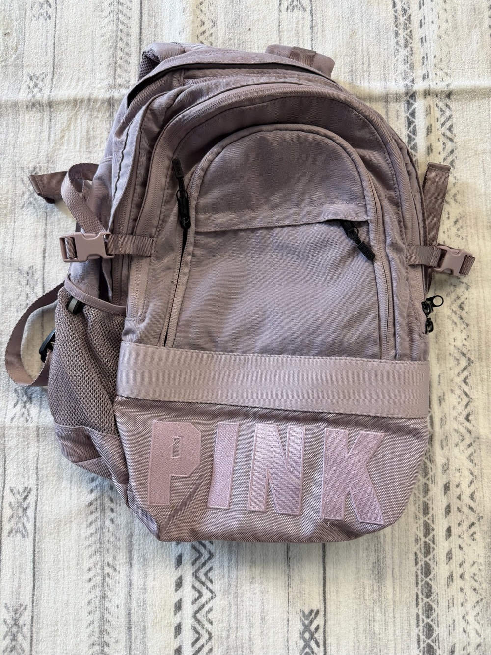 PINK Victoria's Secret Dusty Rose Logo Backpack